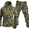 RVUEM 05,3XL, Uniforme da Combattimento Tattica Militare da Uomo, Set di Tute da Combattimento Impermeabili dell'Esercito, Giacca E Pantaloni Softshell Mimetici, Abbigliamento Caccia, Outdoor