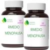 INTEGRATORI PRIME QUALITÀ Rimedio Menopausa 200 Compresse - Trifoglio Rosso Agnocasto Cimicifuga Kudzu Moringa Dioscorea Verbena - Isoflavoni Naturali - Controllo della Sudorazione e del Peso, Relax Mentale