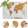 Maps International Scratch the World® Travel Map - Poster con mappa del mondo da grattare - Aggiornato nel 2025 - A2-59 x 42 cm - Maps International - 50 anni + di creazione di mappe