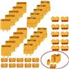 HUAZIZ 10 Pairs Connettore Spina XT90, XT90 Guaina , XT90Connettore Maschio Femmina ，Proiettile Connettori con Connettore di Alloggiamento Guaina per per Batteria Lipo RC Aerei Auto