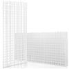 LINLAN 4 Pezzi 15 x 30 cm(5.9x11.8in) Griglia per Acquario in plastica, divisore per Acquario, per filtrare e Proteggere Il Fondo Fai da Te (Colore Bianco, Senza accessor)