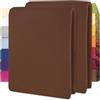 CelinaTex Lucina Baby Kids Lenzuolo Elasticizzato Lettino Letto per Bambini Cotone 2er-Set 60x120-70x140 cm Marrone Cioccolato