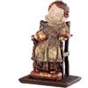 DRW Figura Bambino Gesù Seduto con Palla con Vestito Chiaro 8x8x15 cm