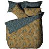 furn. Mazari - Set Copripiumino per Letto Singolo, Colore: Senape