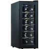 Generic Frigorifero per vino, mini bar con temperatura regolabile e controllo touch, luci LED dal design elegante, ideale per casa, bar, feste, nero
