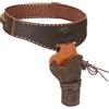 TOURBN Tourbon - Fondina in vero cuoio per pistola da cowboy occidentale, per gamba, regolabile, portamunizioni, per tiratori destrimani