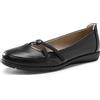 DREAM PAIRS Scarpe Basse da Balletto morbide e Confortevoli con Punta a Punta da Donna,Size 36,Nero,SDFA2361W-NEW-E