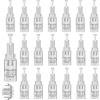 PKCHYE Dermapen Microneedling 20 Pezzi Nano Round Aghi Needles Cartucce Per Aghi Derma Pen Micro Nano Needling Per Penna Con Aghi Confezionata Singolarmente Per Auto Electric Deep Microaghi Derma Pen