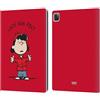 Head Case Designs Licenza Ufficiale Peanuts Lucy Van Pelt Personaggi Custodia Cover in Pelle a Portafoglio Compatibile con Apple iPad PRO 13 M4 2024