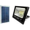 SHOPPING IN RETE FARO 100W CON PANNELLO SOLARE FARETTO LED SMD RICARICABILE ENERGIA CREPUSCOLARE