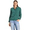 Cecil B344974 Camicia con Dettaglio Smock, Verde Fuoco, M Donna