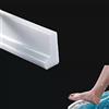 Zayejod Barriera d'acqua in silicone per doccia da 1 m, barriera d'acqua per pavimento in ambienti umidi, striscia di fissaggio per lavabo da cucina, tappo dell'acqua,3 cm