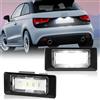 POPMOTORZ LED Luci Targa, Luce Targa con Canbus Senza Errori per A-udi A1 A4 B8 8K A5 A6 C7/S6 C7 A7/S7 VW Golf6 Golf7 P-assat 3C B6 SEAT Ibiza Alhambra SKODA Oktavia 3 Superb 3T B6, 2 Pezzi