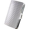 I-CLIP ® Steel | Portafoglio Uomo in Pelle | Mini Porta Carte di Credito | Portatessere Tascabile Piccolo Slim | Idea Regalo Uomo | Wallet Originale da Collezione | White Ace