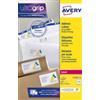 Avery 560 etichette per indirizzi bianche 99,1 x 38,1 mm Laser (L7163-40) Avery