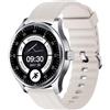 TOOBUR Orologio Smartwatch Uomo Donna con Lunetta in Metallo, Chiamate Risposta, 100 Sport, Contapassi e Cardiofrequenzimetro, Impermeabile IP68 per il nuoto, Compatibile con iOS Android