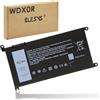 BLESYS WDX0R Batteria per Dell inspiron 5570 5770 5567 7580 Serie per Vostro 5568 5471 5468 Serie Batteria di ricambio WDXOR P88G P69G P69G001 [42Wh 11.4V]