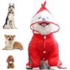 Generic Impermeabile per cani, impermeabile per cani con cappuccio | Impermeabile multiuso per animali domestici con cappuccio - Vestiti per animali alla moda per camminare, correre, vestiti per cani
