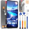 ARSSLY LCD Schermo per Huawei P40 Lite E ART-L28 ART-L29 ART-L29N 6.39 LCD Display Touch Digitizer Parti di Riparazione con Strumenti(Nero)