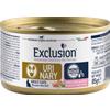EXCLUSION MONOPROTEIN VET DIET URINARY CAT PORK & PEA AND RICE GR 85