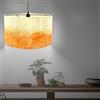 Morbuy Paralume a Tamburo in Bambù Nebbia Motivo Paralume Sostituibile per E27 Lampada da Tavolo, Lampadario, Lampada da Terra, Lampada Accessorio, Decorazioni per Casa (Giallo)
