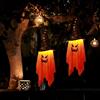 TATAFUN 2 Pezzi Halloween Fantasma, Decorazioni da Appendere, Horror Addobbi Casa, Esterno Interno per Feste Cosplay Giardino (Arancione)