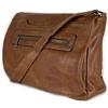 Emila Borsa tracolla marrone uomo grande da lavoro messenger postino vintage Ufficio cartella per documenti portadocumenti sportiva porta documenti libri viaggio con cerniera per università Caffe