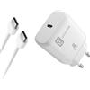 CELLULARLINE CARICABATTERIA CELLULARLINE Super Fast Charger Kit25W da 25W, Bianco