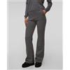 Kujten Pantaloni Grigi In Cashmere Da Donna Kujten Smocky