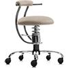 Sedia palla SpinaliS Smart, metallo-cromato, r119-beige