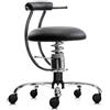 Sedia palla SpinaliS Smart, metallo-cromato, r904-nero