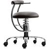 Sedia palla SpinaliS Smart, metallo-cromato, r824-marrone-brown