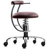 Sedia palla SpinaliS Smart, metallo-cromato, r304-bordo-red