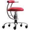 Sedia palla SpinaliS Smart, metallo-cromato, r303-rosso
