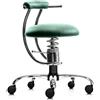 Sedia palla SpinaliS Smart, metallo-cromato, r604-verde-dark