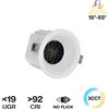 Faro da Incasso Bianco 12W Foro Ø75mm CCT 15°-55° con driver Philips Bianco Variabile CCT