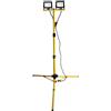 Faro LED da Cantiere 2x50W con Treppiedi Regolabile IP65 Colore Giallo