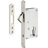 Thirard Serratura da incasso per porta scorrevole a cilindro europeo, asse 40mm - Finitura nichel - THIRARD