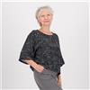 Enjoy Blusa in popeline di viscosa fantasia mosaico