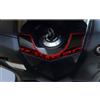 Resin Bike Adesivi Scooter Compatibile con Yamaha Tmax 530 2012-2016 Rosso e Carbonio. Protezioni Zona Chiave Antigraffio e Antiurto. Adesivi Resinati 3D Made in Italy