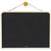 Janod Grande Lavagna Magnetica a Parete Fronte/Retro-Scrivere e disegnare-con 3 gessi + 1 Spazzola-Giocattolo in Legno FSC-da 3 Anni, J09635, Colore Nero