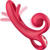 Erospace Vibrator with Tongue & Clitoral Stimulation Sweet Play A4 Red