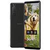 Sony Xperia 5 II 5G Smartphone (15,5 cm (6.1) 21:9 CinemaWide FHD+ HDR OLED, Tripla fotocamera, Connettore audio 3.5 mm, Android 12, SIM Free, 8 GB RAM, 128 GB di memoria) Nero