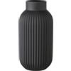 Boltze Nordika - Vaso nero opaco, 30 cm (1 pezzo)