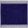 Möve Brooklyn - Asciugamano con bordo a spina di pesce, 30 x 30 cm, 85% cotone, 10% viscosa, 5% lino, colore: Mare profondo