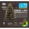 LOTTI Luci di Natale Lotti - Catena 1000 Led Multicolor - Filo Verde da 20,5 metri