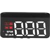 Aramox Head Up Display HUD OBD2, Indicatore Multifunzione, Proiettore per Parabrezza HUD per Auto con Display Chiaro Ad Alta Definizione