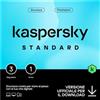 KASPERSKY STANDARD PC / MAC / ANDROID/ IOS- 3 DISPOSITIVI-1 ANNO