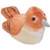 Wild Republic Audubon Bird, Usignolo con Autentico Suono d'uccello, Peluche, Giocattolo per Uccelli per Bambini e birdwatcher, 18 cm