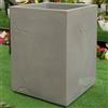 Telcom Vaso Quadro Alto Ardesia cm 30x30x40h colore Industrial Grey
